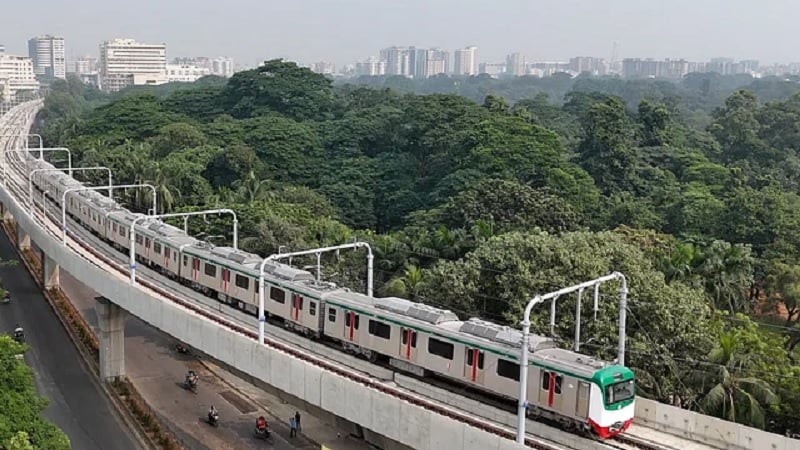 শুক্রবার থেকে প্রতিদিন চলবে মেট্রোরেল